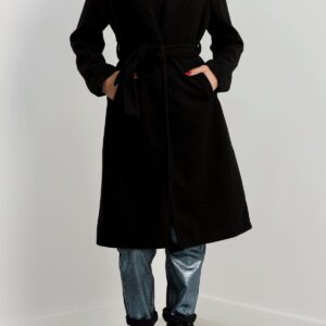 110cm astarlı kaşe kaban