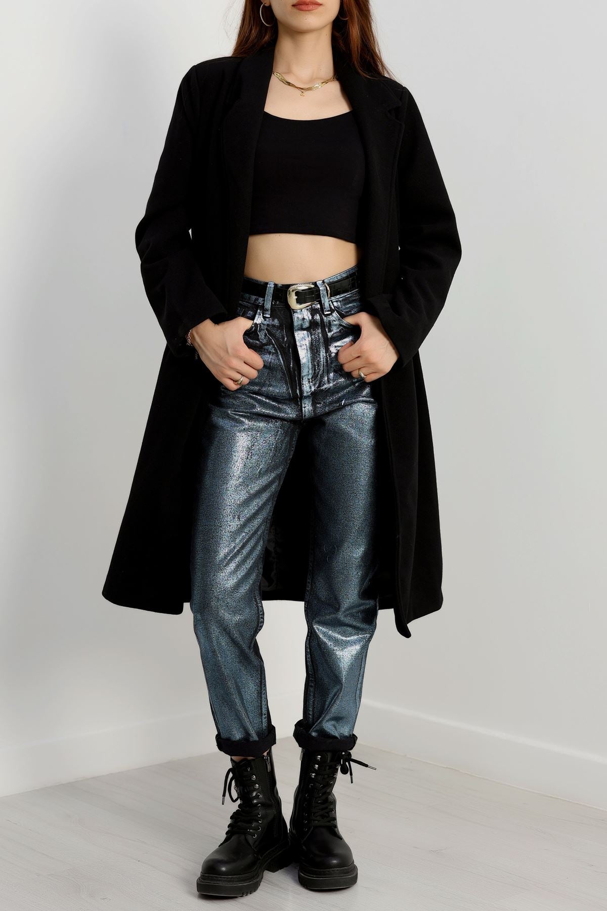 Ana Sayfa 110cm astarlı kaşe kaban